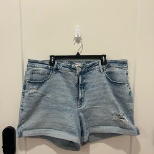 Ava & Viv Light Blue Jean Shorts